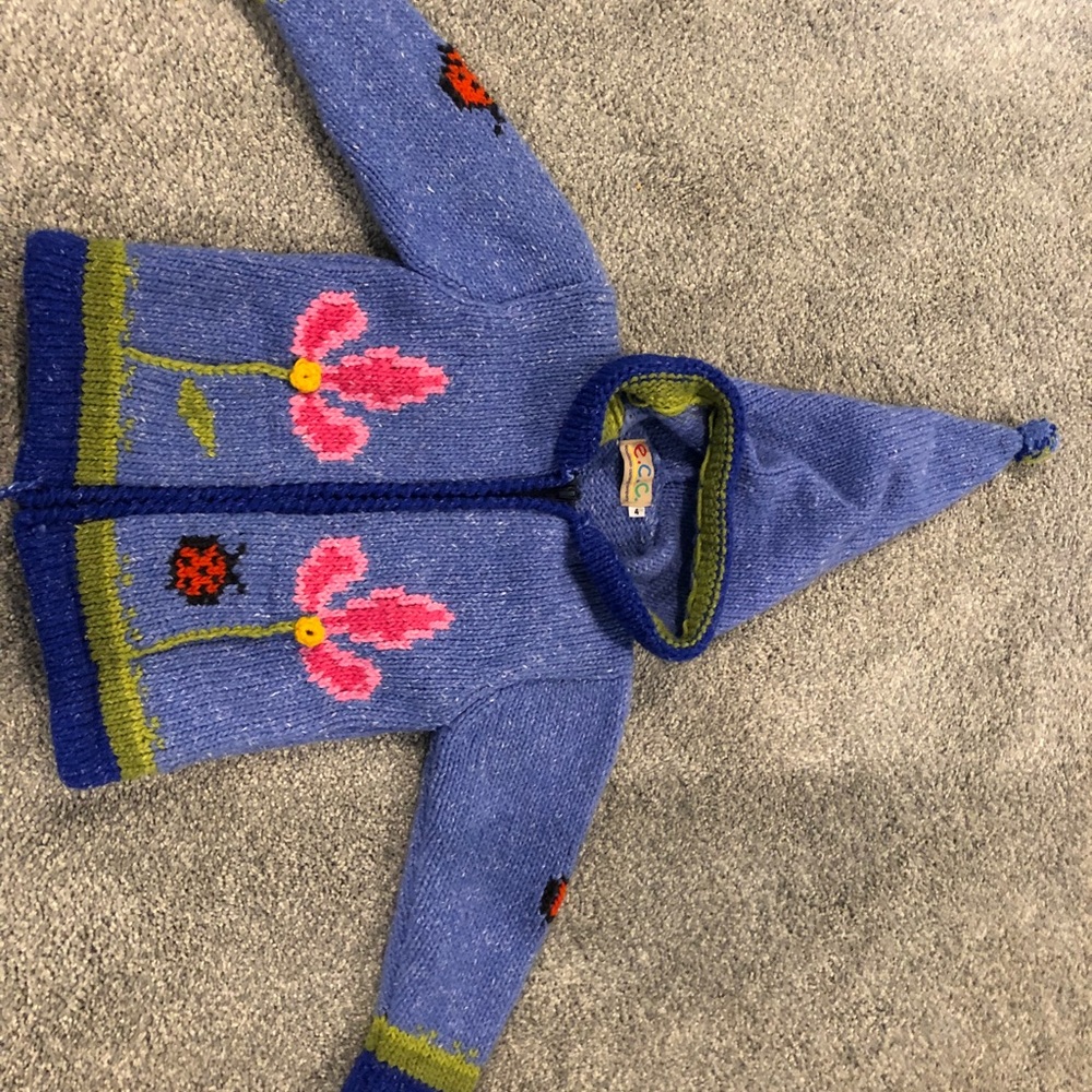 Girl’s size 4 Sweater Coat